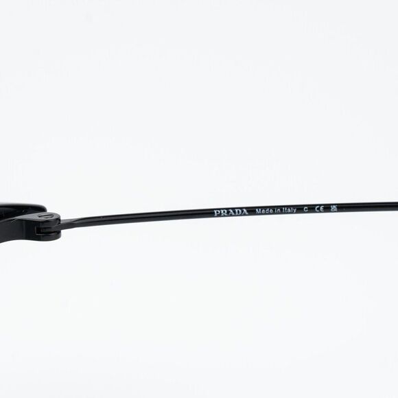 Prada Women Sunglasses Black Grey Rectangle PRB50S 1AB3C2 NEW AUTHENTIC main image 10